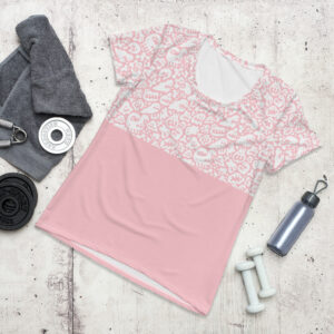 Allover-Sport-T-Shirt für Damen